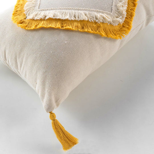 Sofa-Kissen L-c Malory Gelb 30x50cm