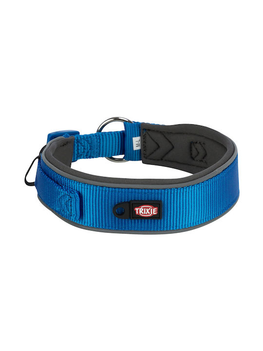 Trixie Premium Dog Collar in Blue color Medium