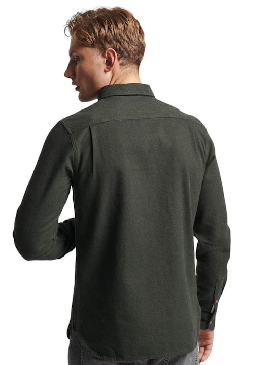 Ovin Trailsman Langärmlig Flanell Hemd LO3 GREEN