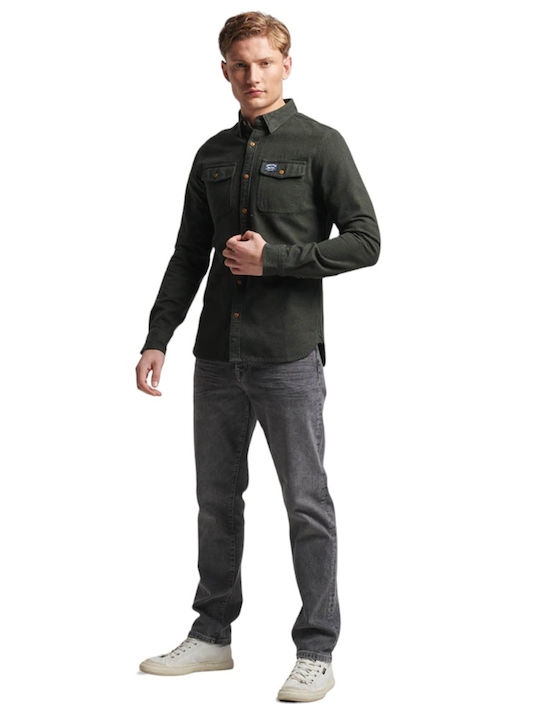 Ovin Trailsman Langärmlig Flanell Hemd LO3 GREEN