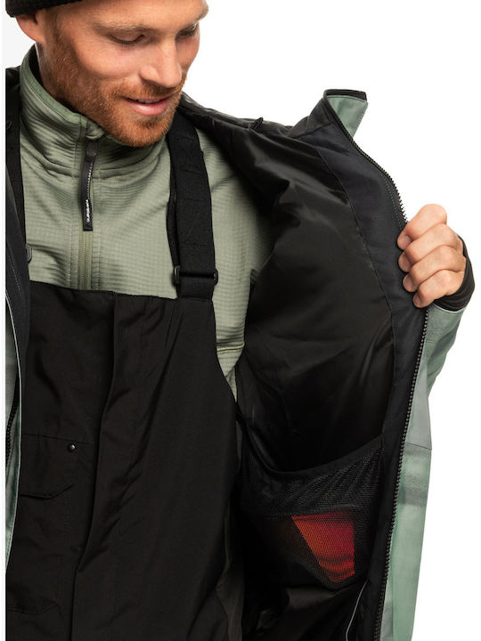 Quiksilver Mission Print EQYTJ03428-GNB1 Яке за Ски и Сноуборд Green