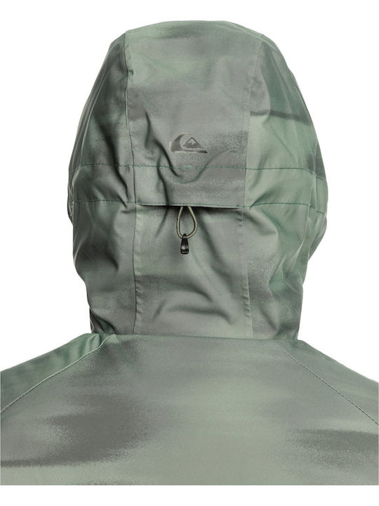 Quiksilver Mission Print EQYTJ03428-GNB1 Яке за Ски и Сноуборд Green