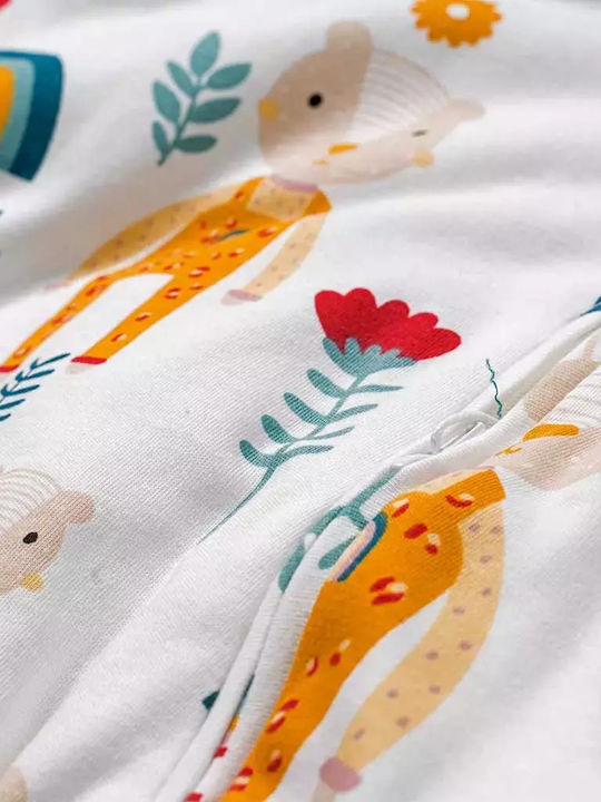 Ako Winter Sleeping Bag with Feet 2.5 Tog Rainbow with Detachable Sleeves