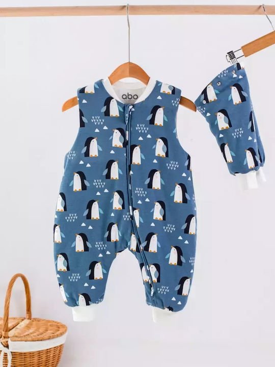 Ako Winter Sleeping Bag with Feet 2.5 Tog Blue
