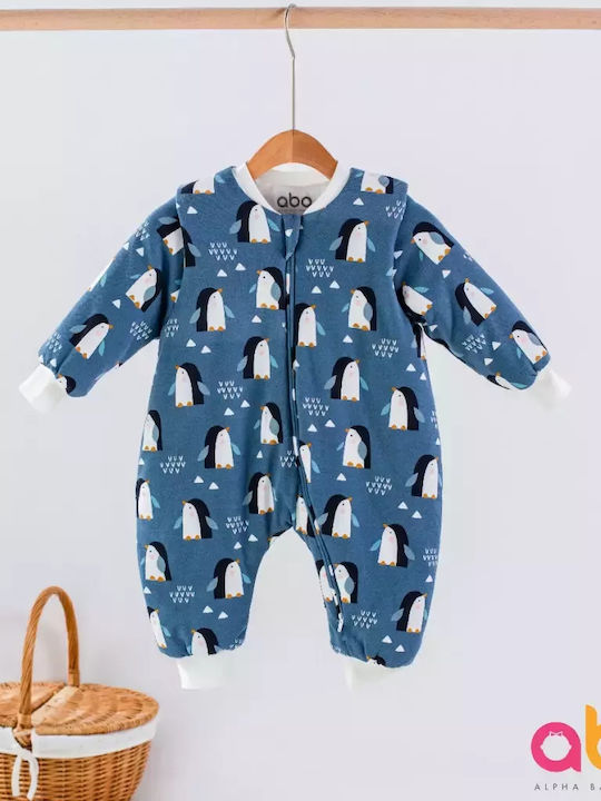 Ako Winter Sleeping Bag with Feet 2.5 Tog Blue