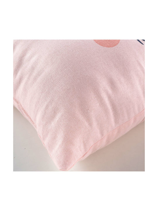 Crib Decorative Pillow Pink 40x40cm