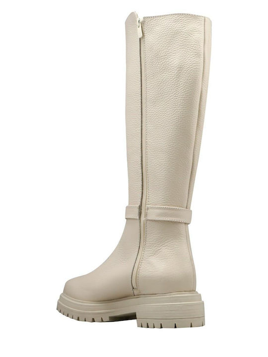 Leather Women's Boots White