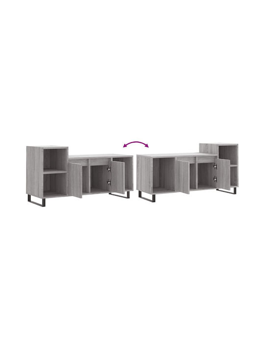 Έπιπλο Τηλεόρασης Γκρι Sonoma Μ100xΠ35xΥ55cm