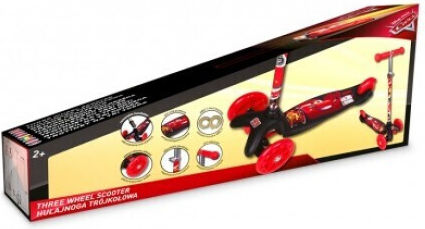 Disney Kinderroller Cars 3-Rad Mehrfarbig