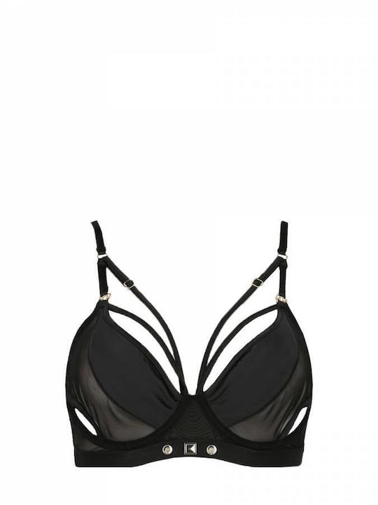 Guess Alicia Women's Bralette Bra Black