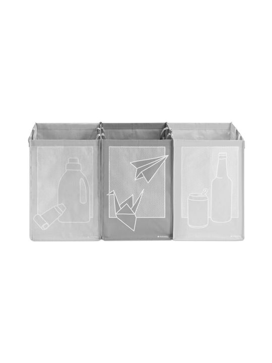 Navaris Coș de Reciclare Plastic Verde 30x30x43cm 1buc