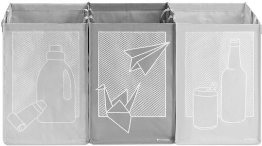 Navaris Abfalleimer Recycling Kunststoff Grün 30x30x43cm 1Stück