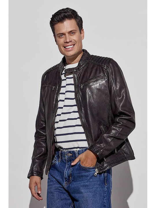 Lederjacke Jacke Brown