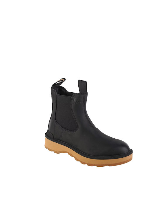 Sorel Leather Women's Chelsea Boots Black