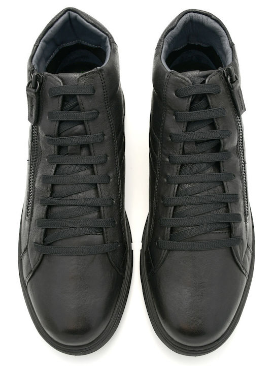Piele Negru Ghete barbati