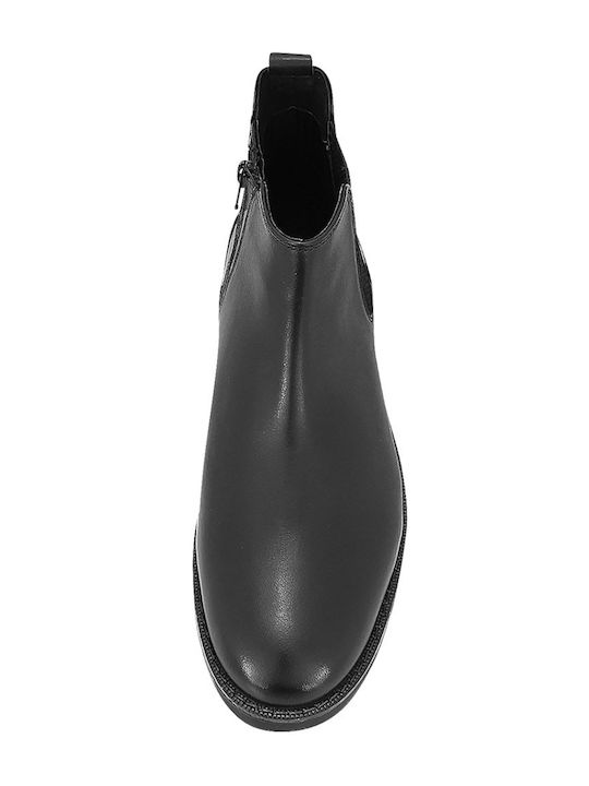 Leather Black Men's Boots
