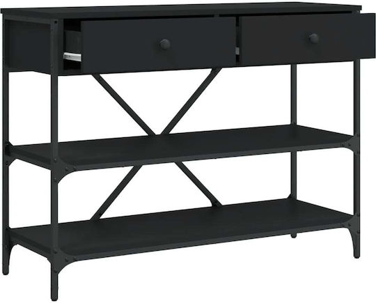 Consolă Negru L100xL34.5xH75buc