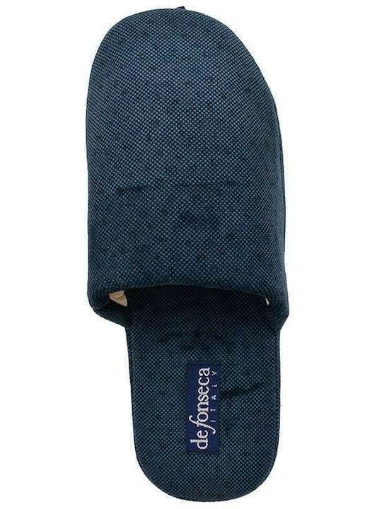 Papuci bărbați iarna Blue