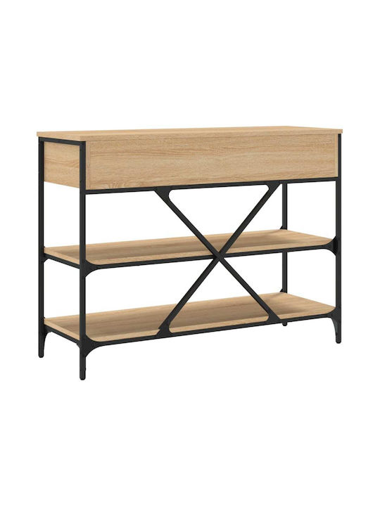 Конзолна маса от Дърво & Метал Oak Sonoma Д100xШ34.5xВ75cm