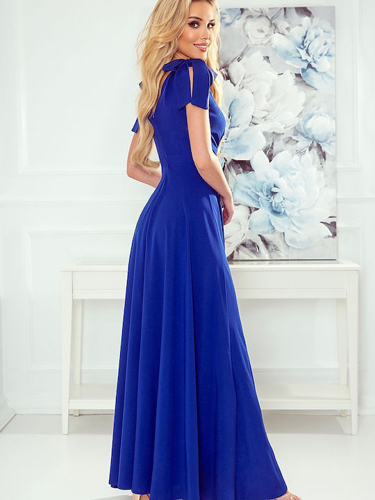 Numoco Chaber Maxi Evening Dress Blue