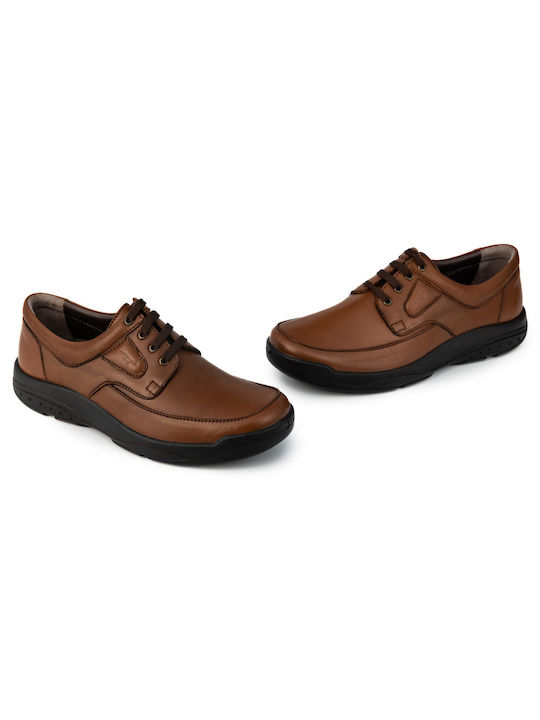 Boxer Men's Leather Casual Shoes Tabac Brown