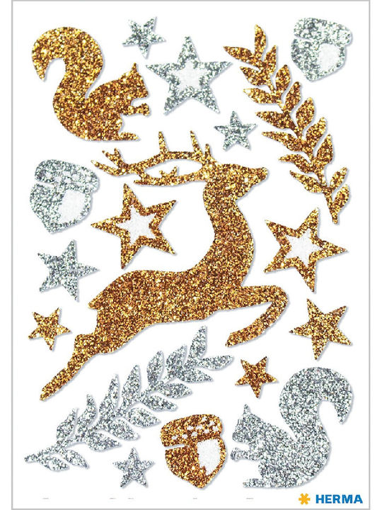 Herma Christmas with Design Τάρανδους , Αστεριού and Δέντρου
