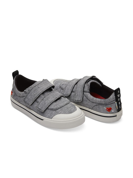 Toms Kinder-Sneaker mit Klettverschluss Gray