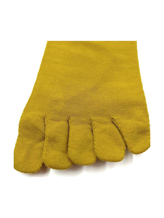 Q&Y Socken Mustard 1Pack