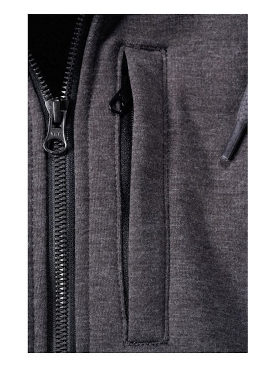 Wind Fighter Men's Sweatshirt with Hood Carbon Heather