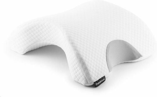 InnovaGoods Memory Foam Travel Pillow with Carrying Case White V0103773