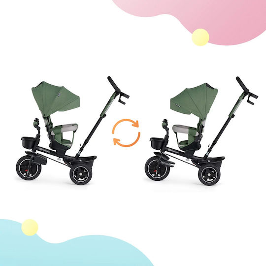 Kinderkraft Spinstep Pliabil Și Triciclete Pentru Copii 5 În 1 Pentru 9 Luni Roz