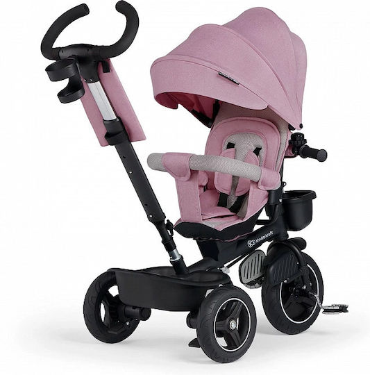 Kinderkraft Spinstep Pliabil Și Triciclete Pentru Copii 5 În 1 Pentru 9 Luni Roz
