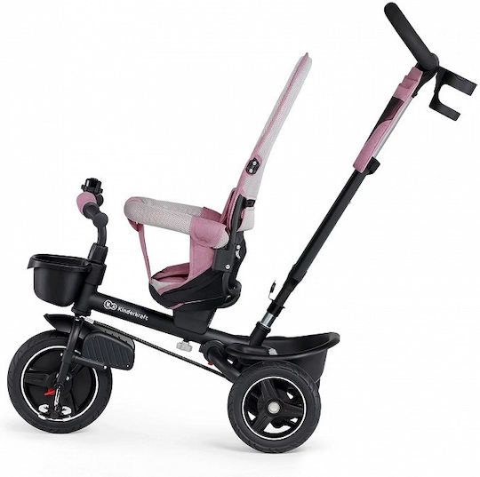 Kinderkraft Spinstep Pliabil Și Triciclete Pentru Copii 5 În 1 Pentru 9 Luni Roz