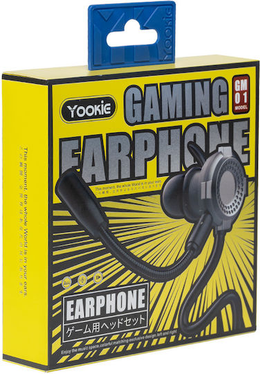 Yookie 20558 In-Ear Freihändig Kopfhörer mit Stecker 3.5mm Schwarz