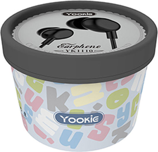 Yookie 20644 In-ear Handsfree με Βύσμα 3.5mm Λευκό