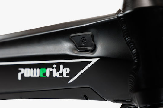 Revoil Poweride Folding 20" Black Foldable Electric City Bike