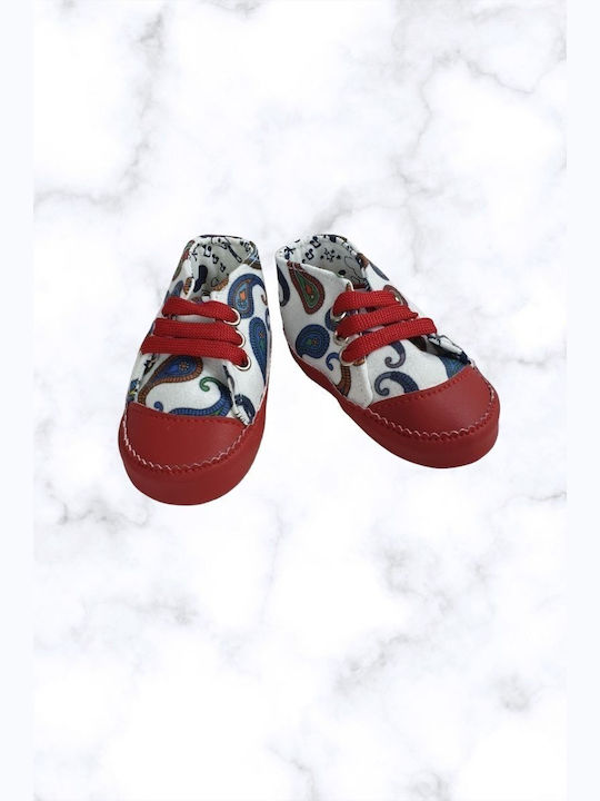 Oscar Baby Βρεφικά Sneakers Αγκαλιάς Κόκκινα