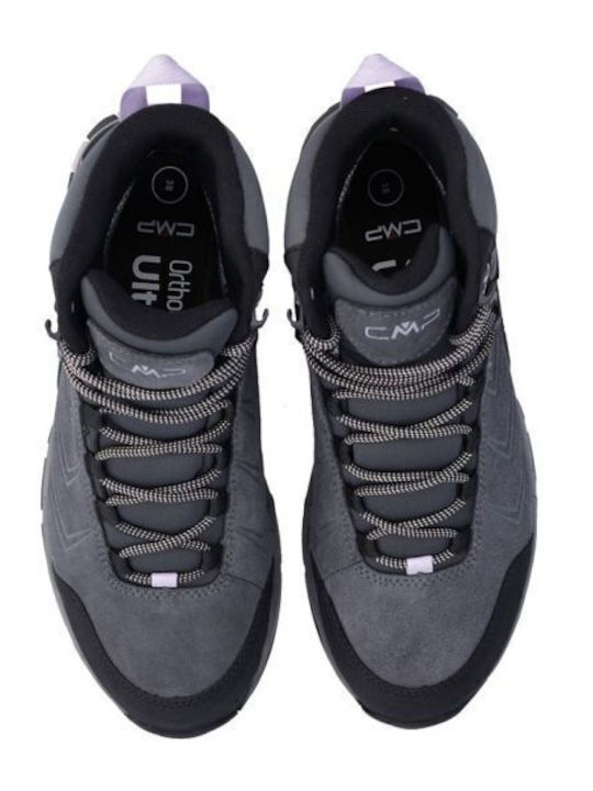 Leder Stiefeletten Damen Schwarz