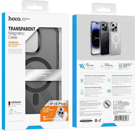 Hoco Back Cover Plastic 2mm Transparent (iPhone 15 Plus / 16 Plus)