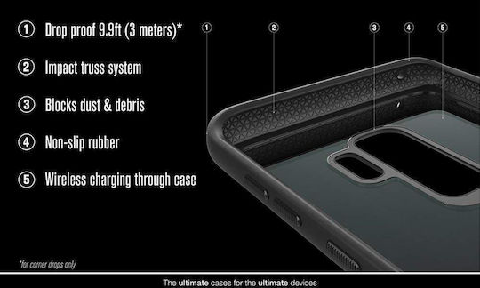 Catalyst Impact Protection Stealth Black Back Cover Πλαστικό Μαύρο (Galaxy S9)