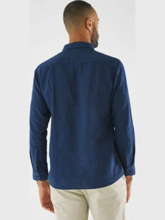 Cu mânecă lungă Cămașă Dark Blue
