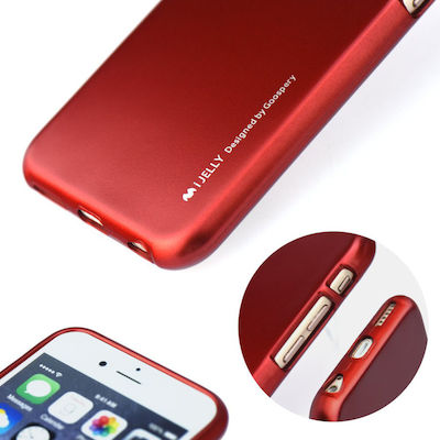 Mercury iJelly Silicone Back Cover Red (Galaxy S9)