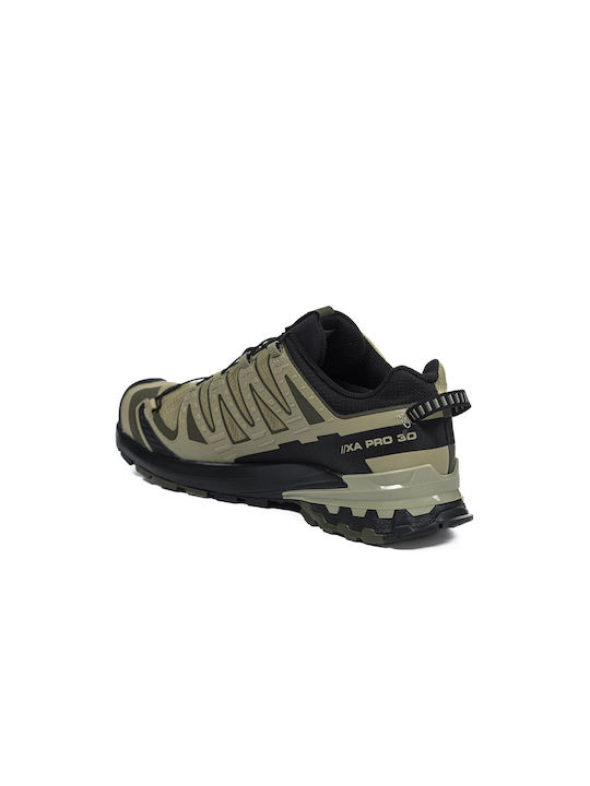Xa Pro 3d V9 Sport Shoes Running Green Waterproof with Gore-Tex Membrane