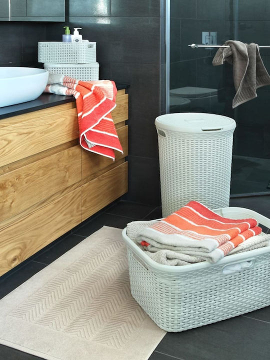 Curver Style Καλάθι Απλύτων Πλαστικό 45lt 38x59x27cm Λευκό