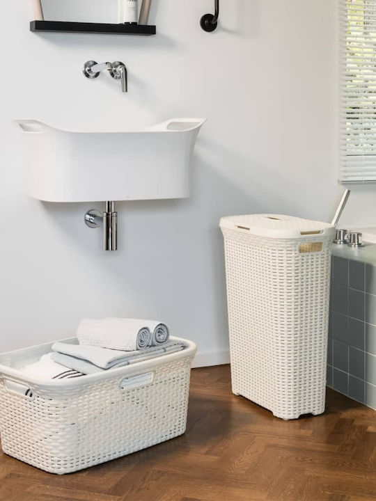 Curver Style Καλάθι Απλύτων Πλαστικό 45lt 38x59x27cm Λευκό