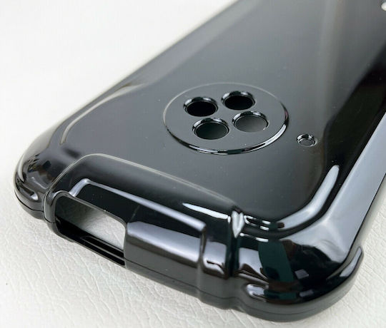 Doogee Umschlag Rückseite Silikon Schwarz (Doogee S35T)