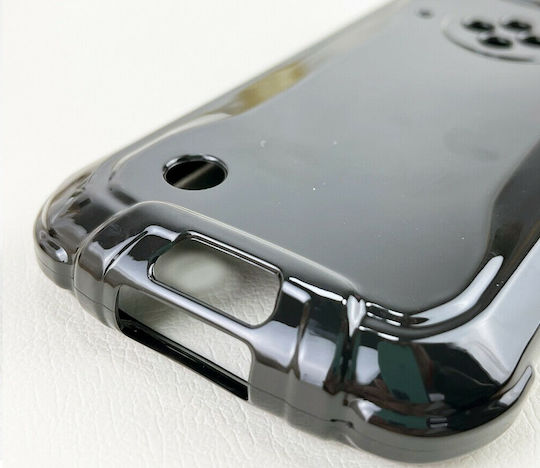 Doogee Umschlag Rückseite Silikon Schwarz (Doogee S35T)