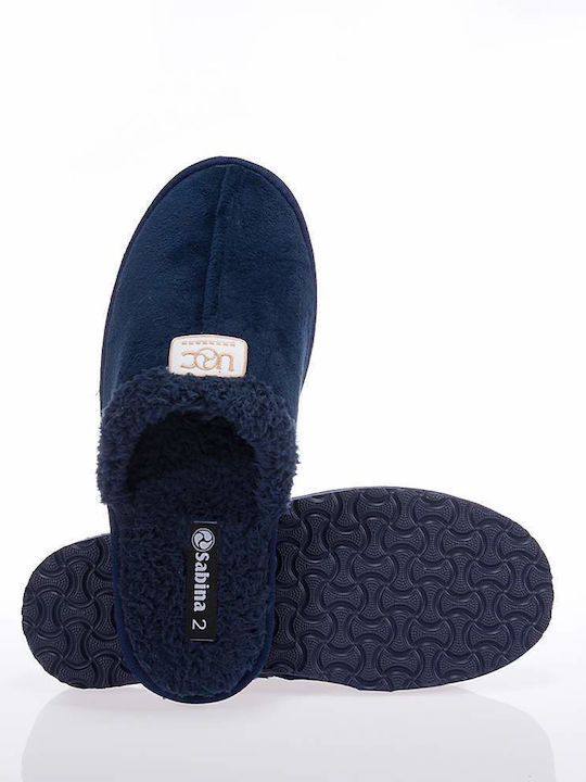 SABINA SA141 BLUE SLIPPERS