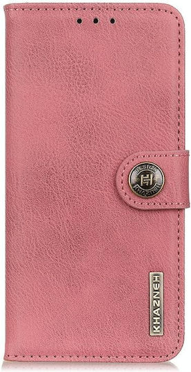 Neo Brieftasche Leder Rosa (Motorola Edge 40)