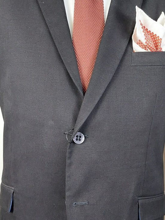 Men's Suit Jacket Slim Fit Black